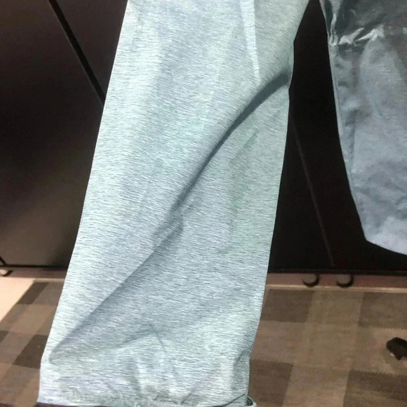 32° Cool Short Anorak Hooded waterproof jacket, pockets, bungee waist, teal - Picture 4 of 10